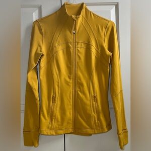 🍒LULULEMON DEFINE Jacket sz 10 HONEY LEMON / HONEYCOMB Gold Yellow *LUON!!